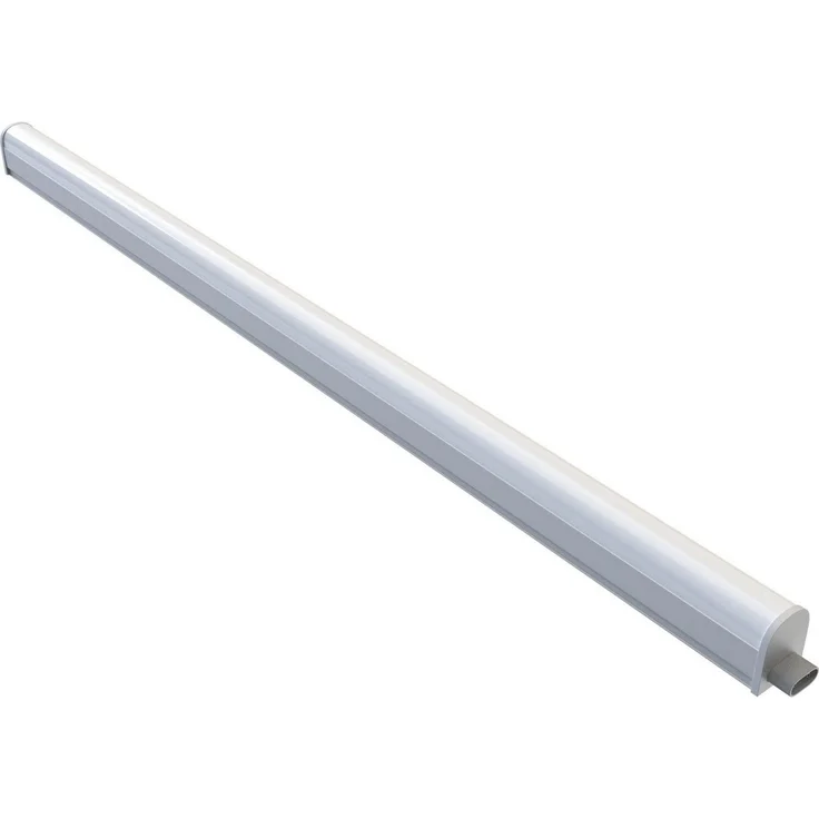 BRILONER - LED Leiste mit Ein/Aus-Schalter, neutralweiße Lichtfarbe, inkl. Steckerkabel, Unterbauleuchte Küche, LED Lichtleiste Küche, Schrankbeleuchtung, Küchenlampe, LED Lampe, 58,5 x 2,2 x 3 cm, Weiß – Bild 2