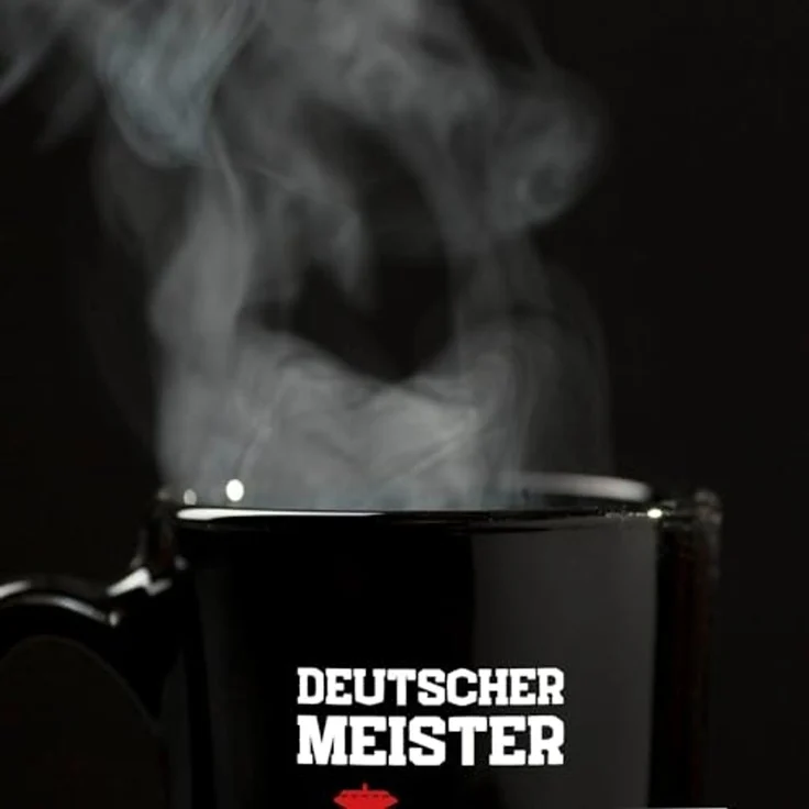 speecheese Tasse Leverkusen Tasse in Schwarz mit Spruch Deutscher Meister 2024 – Bild 6