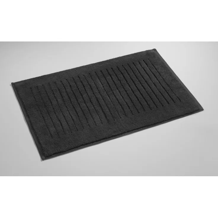 casa NOVA Badvorleger MICRO BL 50x80 cm schwarz Badteppich Badematte Duschvorleger Duschmatte Badeteppich