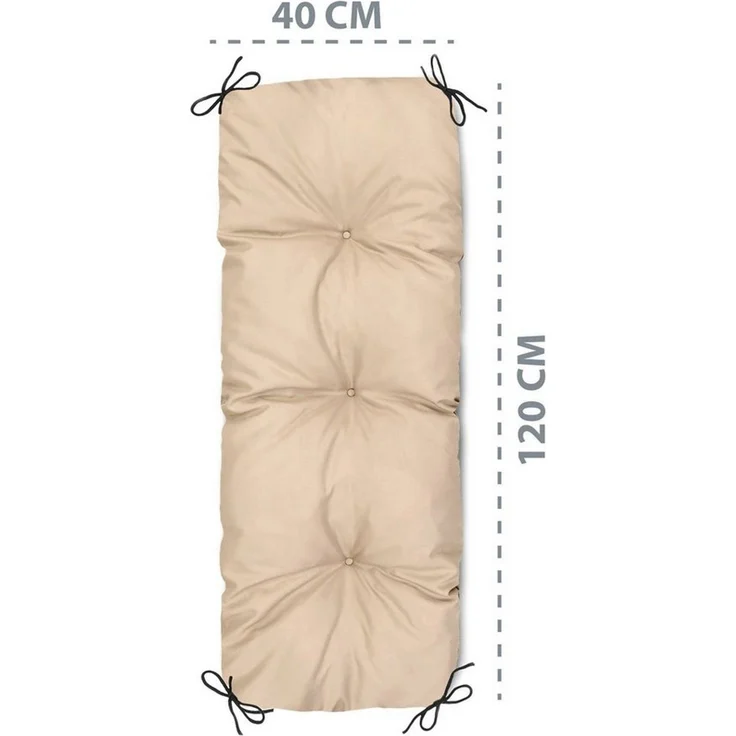 Amazinggirl Palettenkissen Palettenkissen Outdoor Waschbar - 40x120 cm Pallettensitzkissen – Bild 2