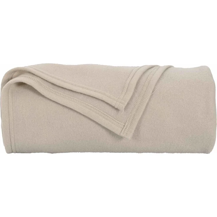 vidaXL Überwurfdecke Beige 170 x 130 cm Fleece 42017005 – Bild 4