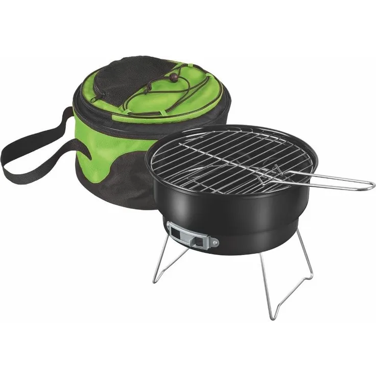 Fieldmann FZG 1003 Grill für unterwegs eckig 26 cm x 26 cm