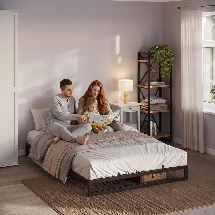 Bettgestell Lenora Schwarz 140x220 Vitalispa – Bild 8