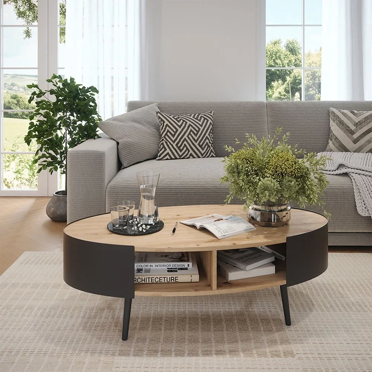 Couchtisch Eiche 120x60 cm Vicco – Bild 6