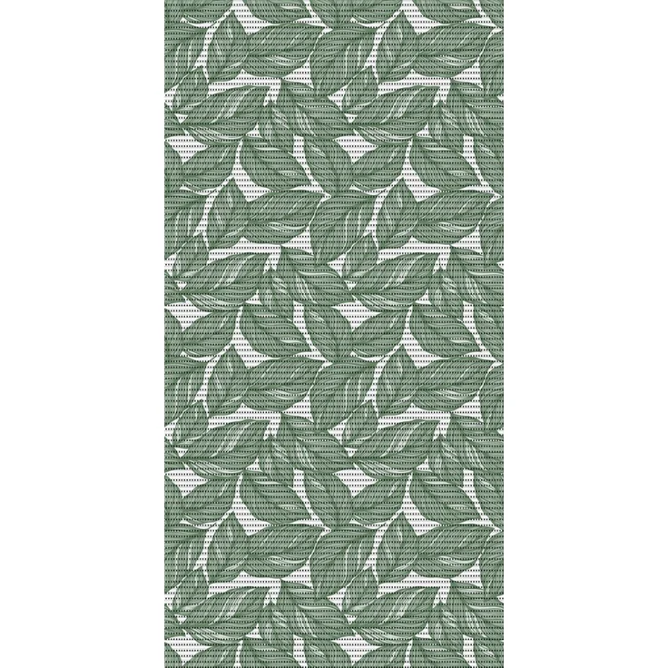 d-c-fix Weichschaummatte Tropicana 200 x 65 cm weiß/grün – Bild 1