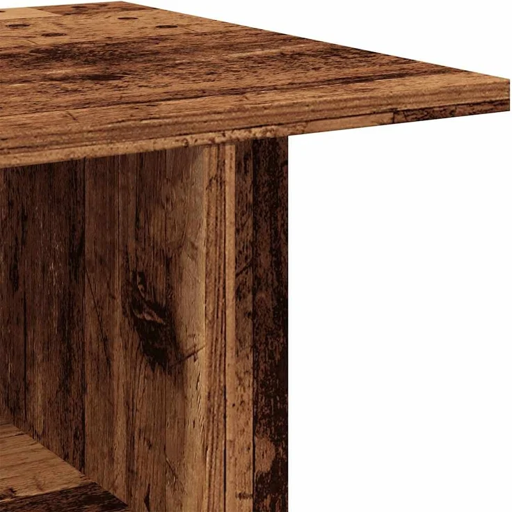 vidaXL TV-Regal mit Rollen Altholz-Optik 80x40x45 cm Holzwerkstoff 855790 – Bild 6