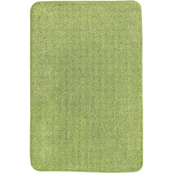 Kleine Wolke Badteppich Seattle kiwigrün Polyester 60 x 90 cm