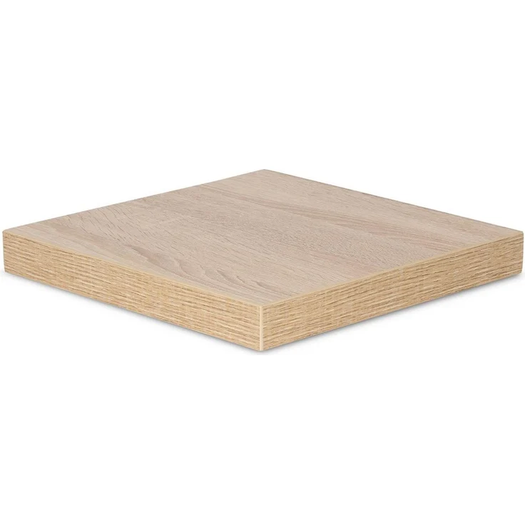 Levandeo® Wandregal, Eckregal 32x32cm Wandregal Holz Dekor Regal Eckboard