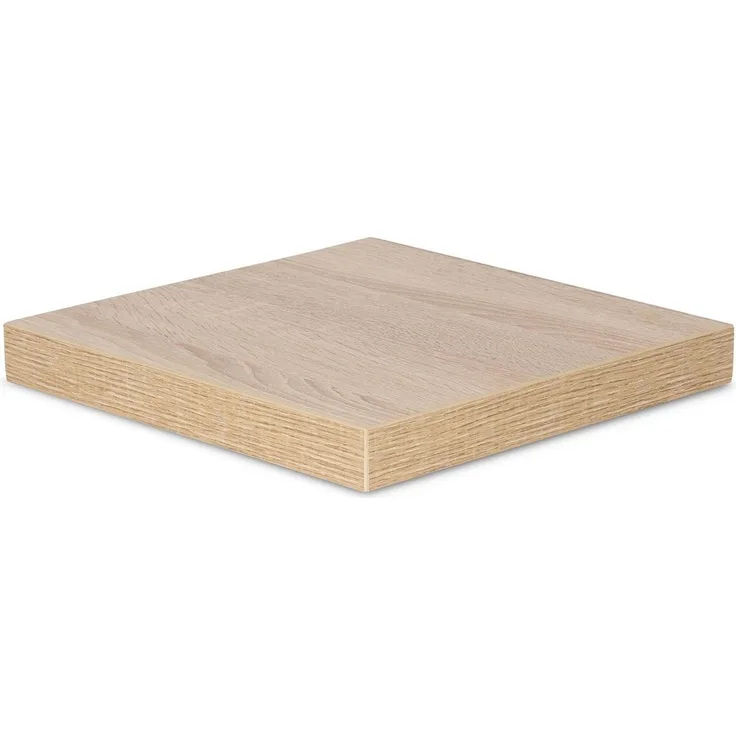 Levandeo® Wandregal, Eckregal 32x32cm Wandregal Holz Dekor Regal Eckboard