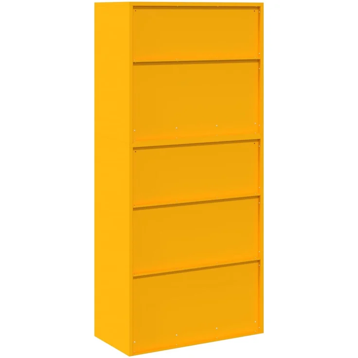 vidaXL Aufbewahrungsschrank 2 stk. Senfgelb 80 x 40 x 175 cm Stahl 3438738 – Bild 10