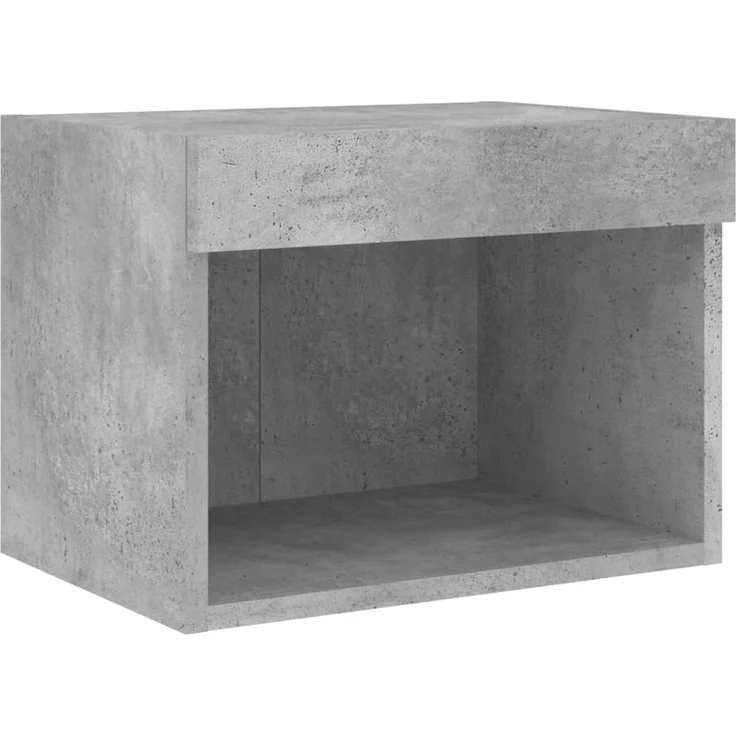 vidaXL 5-tlg. Wohnwand mit LED-Beleuchtung Betongrau Holzwerkstoff 3216685 – Bild 6