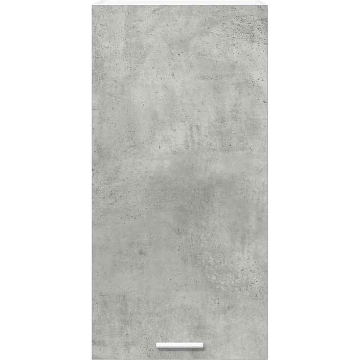 Küchen-Hängeschrank, Wandschrank Betongrau und Weiß 40 x 31 x 80 cm Holzwerkstoff – Bild 6