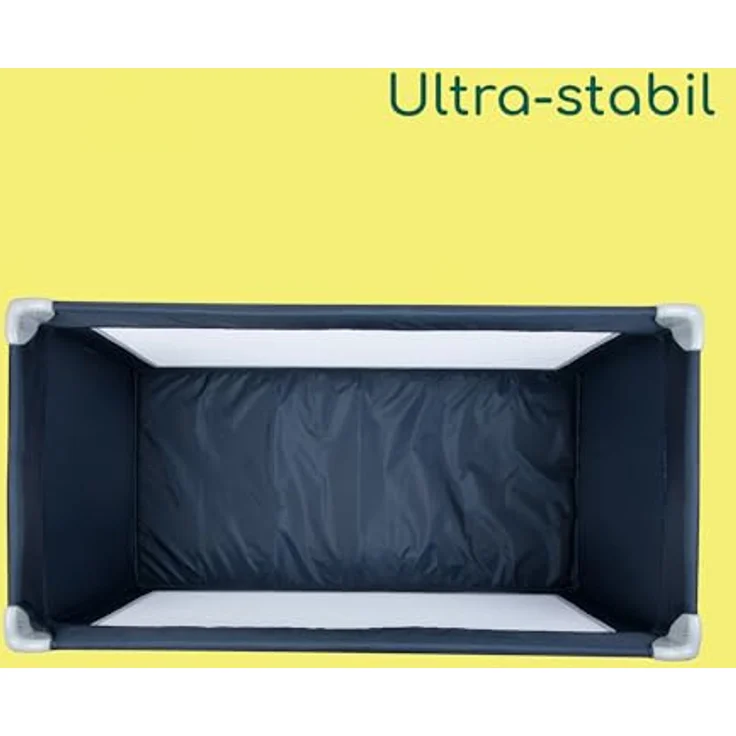 Bebeconfort Reisebett Soft Dreams, Zusammenklappbares Kinder-Reisebett inkl. Transporttasche, Höhenverstellbar und inkl. Matratze, nutzbar ab der Geburt bis ca. 3,5 Jahren (bis 15 kg), Navy Blue – Bild 5