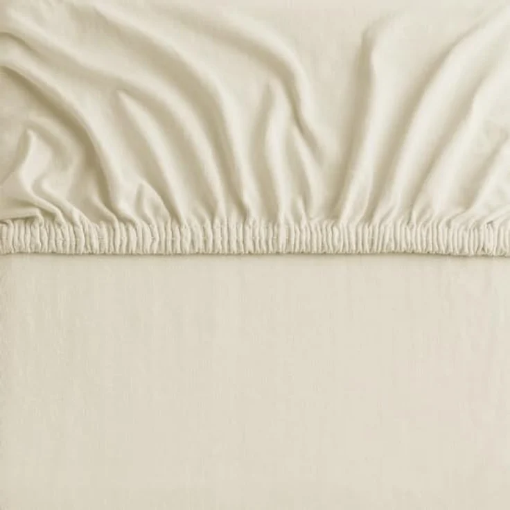 DecoKing Spannbettlaken 100x200 120x200 cm 100% gekämmte Baumwolle Beige Spannbetttücher Jersey Boxspringbett Amber 100x200 120x200 – Bild 7