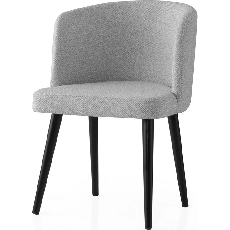 Skye Decor 'Soft - 4101 V2' Stuhlset (2-teilig), Schwarz / Grau, 57 x 81 x 57 cm – Bild 2