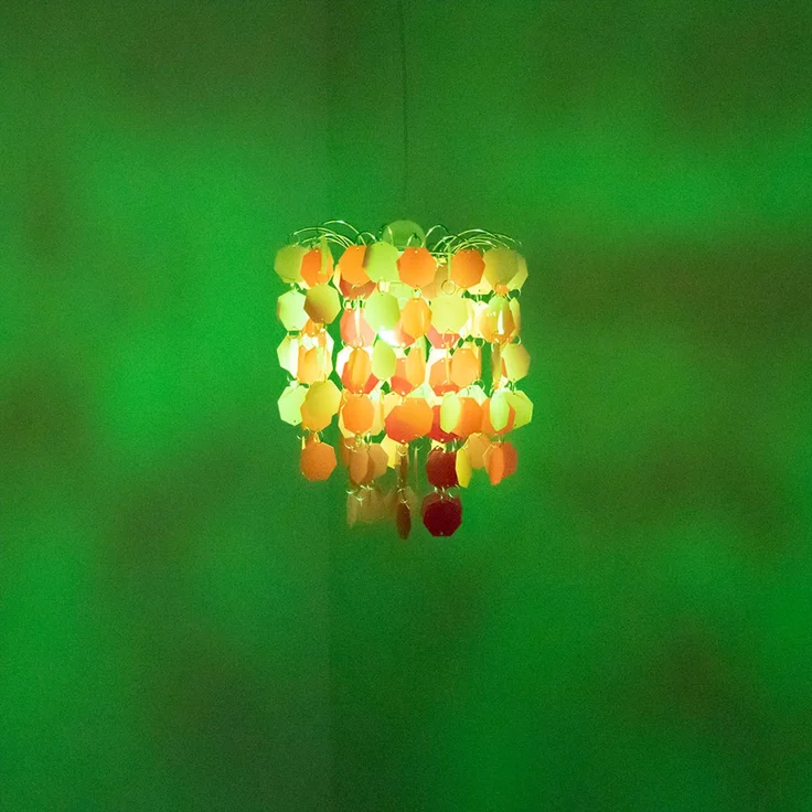 RGB LED Hängeleuchte, rosa-pink, App- und Sprachsteuerung, 32 cm – Bild 9