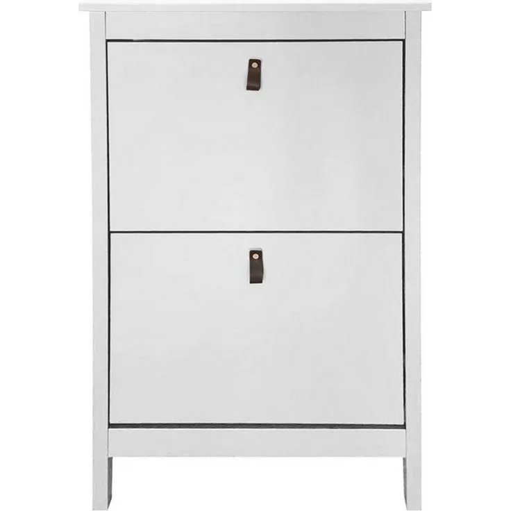 HTI-Living Schuhschrank Schuhschrank Hayet Weiß (Stück, 1-St, 1 Schuhschrank) Schuhkipper 2 Fächer