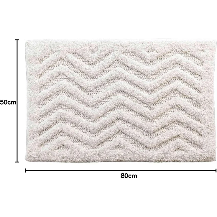 Douceur d'Intérieur Angelis Badematte (50x80 cm), getuftete Jacquard-Baumwolle – Bild 7