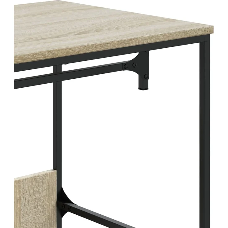 vidaXL Kleiderständer Sonoma-Eiche 90x50x180 cm Holzwerkstoff 848670 – Bild 6