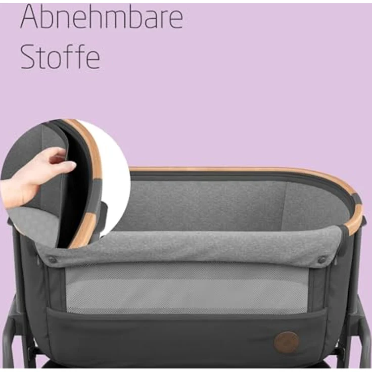 Maxi-Cosi Babybett/Beistellbett Iora, Essential Graphite – Bild 6