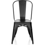 hjh OFFICE Besucherstuhl Konferenzstuhl VANTAGGIO BRUSH Metall, Schwarz matt