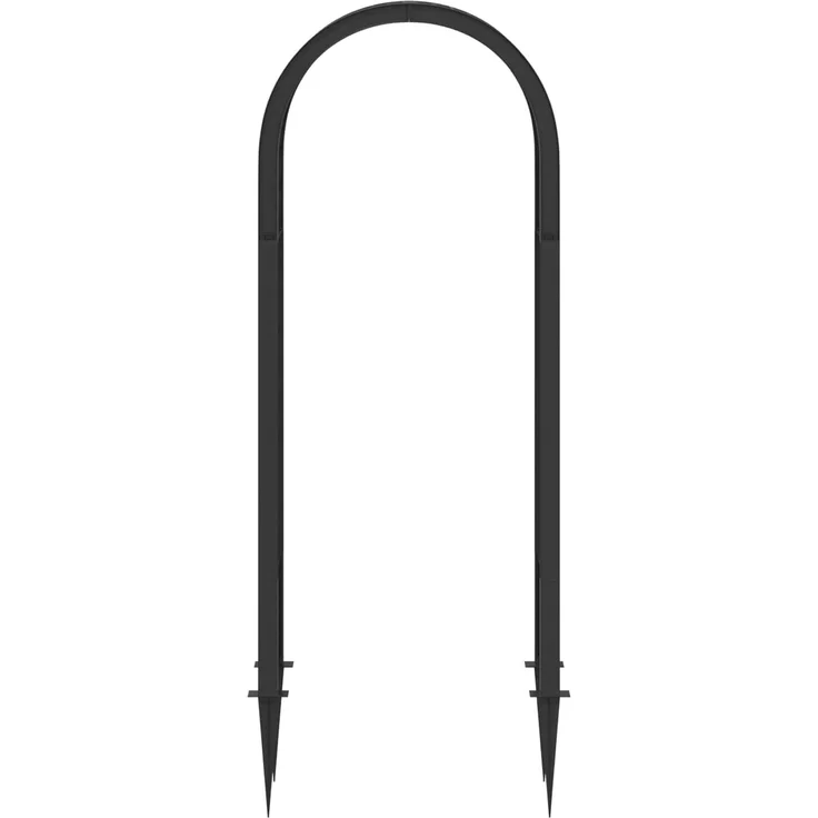 vidaXL Rosenbogen mit Spitzen Anthrazit 97 x 43 x 218 cm PP 42041739 – Bild 3