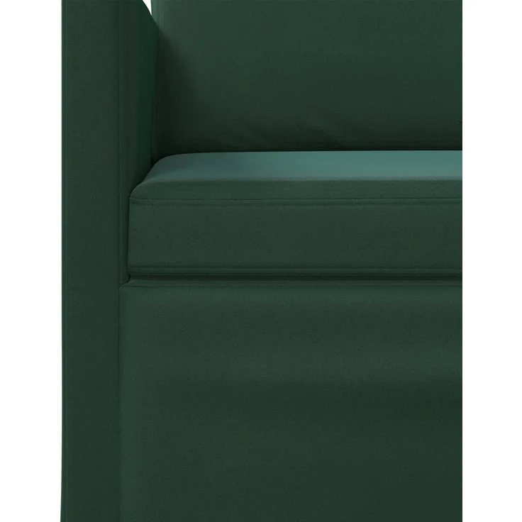 vidaXL Sofa-Set 2 pcs Dunkelgrün Samt (V) 3433231 – Bild 4