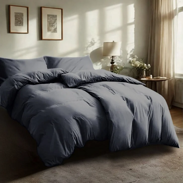 Komfortec Bettwäsche Premium, 135 x 200 bis 220 x 240 cm, 6 verschiedene Größen zur Auswahl, gebürstet 100% Mikrofaser, 4 teilig, Superweiches Bettwäsche-Set, Knitterfrei, Atmungsaktiv – Bild 2