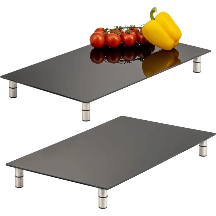 bremermann Herdabdeckplatte, 2er Set, Sicherheitsglas, ca. 30 x 6 x 52 cm