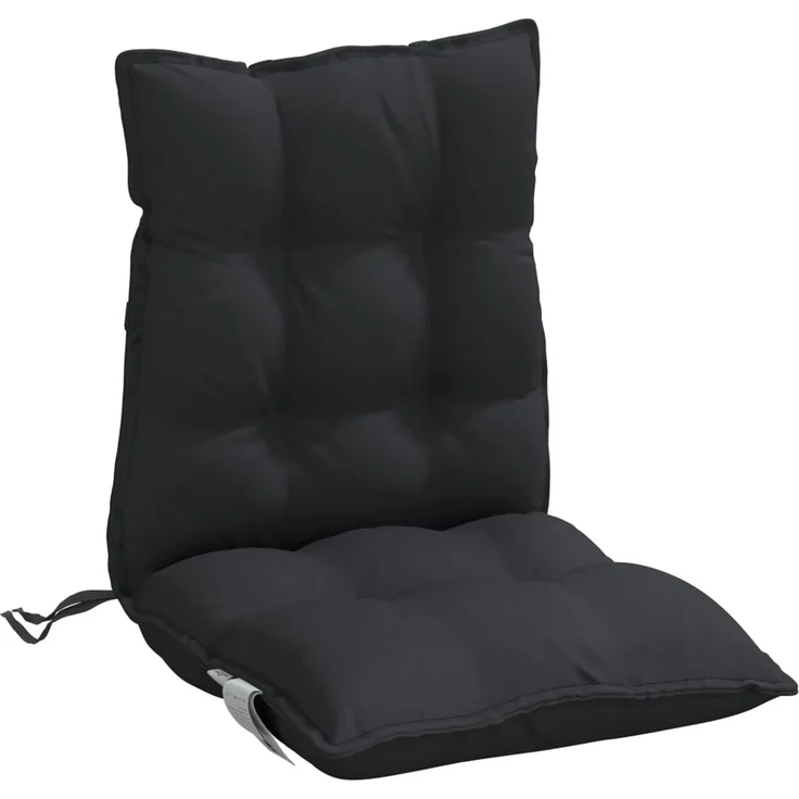 vidaXL Niedriglehner-Auflagen 2 Stk. Schwarz Oxford-Gewebe 377692 – Bild 5