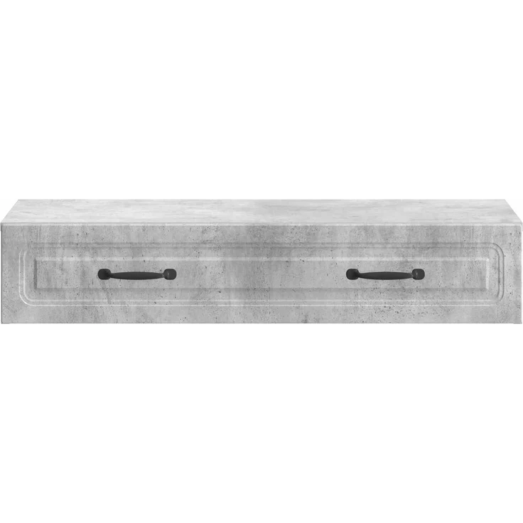 vidaXL Wandmontierter Beistelltisch Betongrau 87,5 x 34,5 x 17 cm 899348 – Bild 4