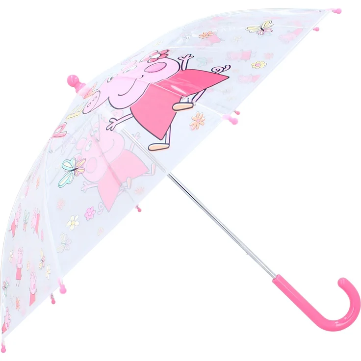 Peppa Pig Schirm Ø 71 cm – Bunter Regenschirm für Kinder mit Peppa Pig Muster – Bild 1