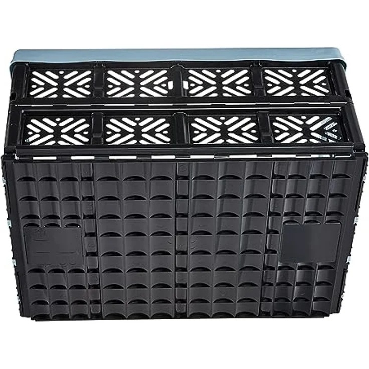 keeeper Stabile Klappbox Ida, Stabiler Kunststoff (PP), 48 x 35 x 23 cm, 32 l, Nordic Blue – Bild 6