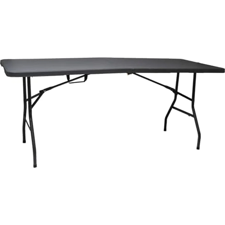 WERKA PRO Grauer rechteckiger Klapptisch 239 x 74 x 74 cm – Bild 2