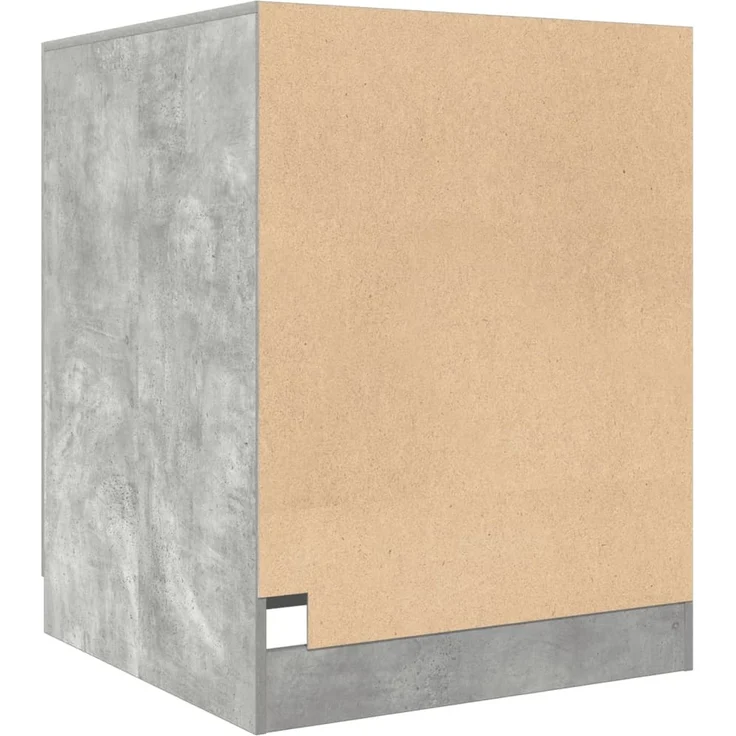 vidaXL Waschmaschinenschrank Betongrau 70,5x71,5x91,5 cm 856639 – Bild 5