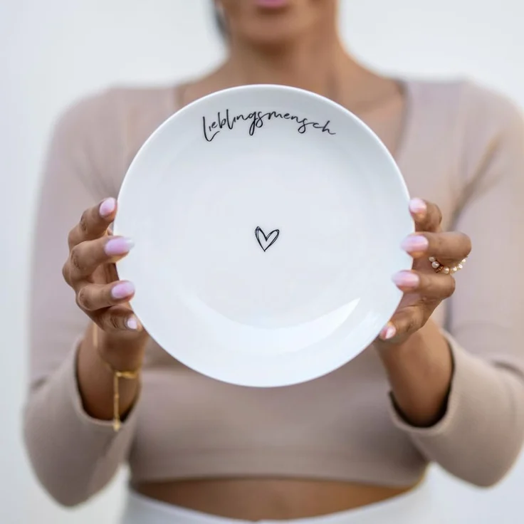Villeroy & Boch Statement Schale flach Lieblingsmensch – Bild 3