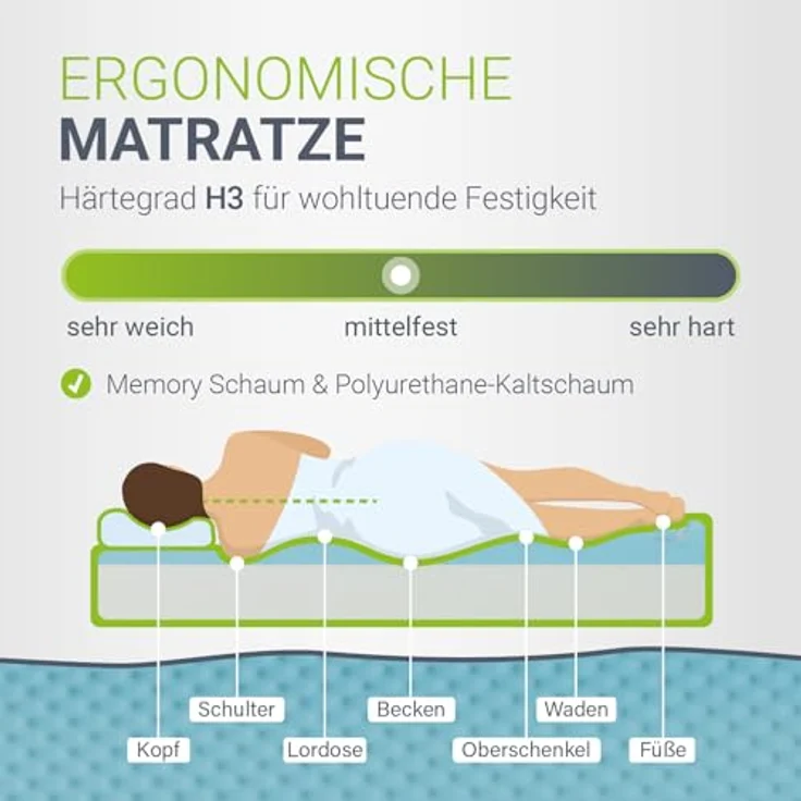 Juskys 'Naya' Kinderbett - mit Matratze, Rausfallschutz & Lattenrost - Bodenbett für Kinder 3 -10 Jahre - Holz Weiß, 80x160 cm – Bild 8