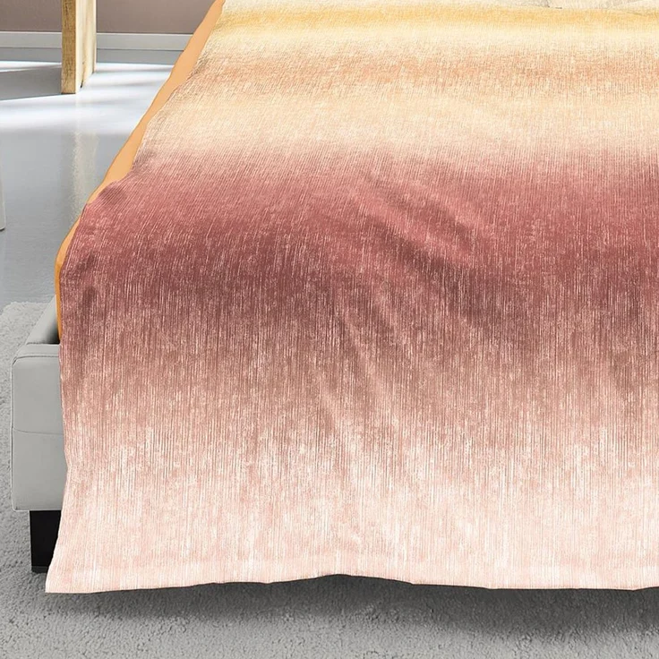 Irisette Biber Bettwäsche Koala 8205-50 Streifen kupfer orange 135x200 – Bild 4