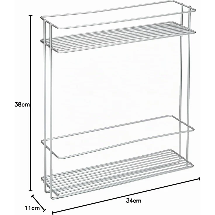 Metaltex Schrankeinsatz 2 Etagen XL Ausziehbar In&Out 443441 – Bild 6