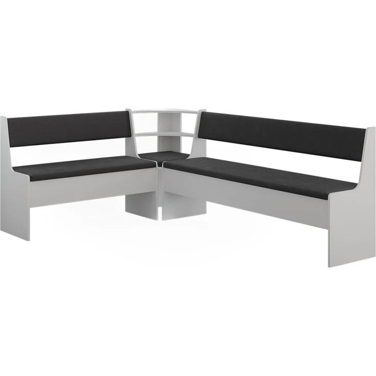 Eckbankgruppe Roman Weiß 150.1x210.1 cm Vicco – Bild 1
