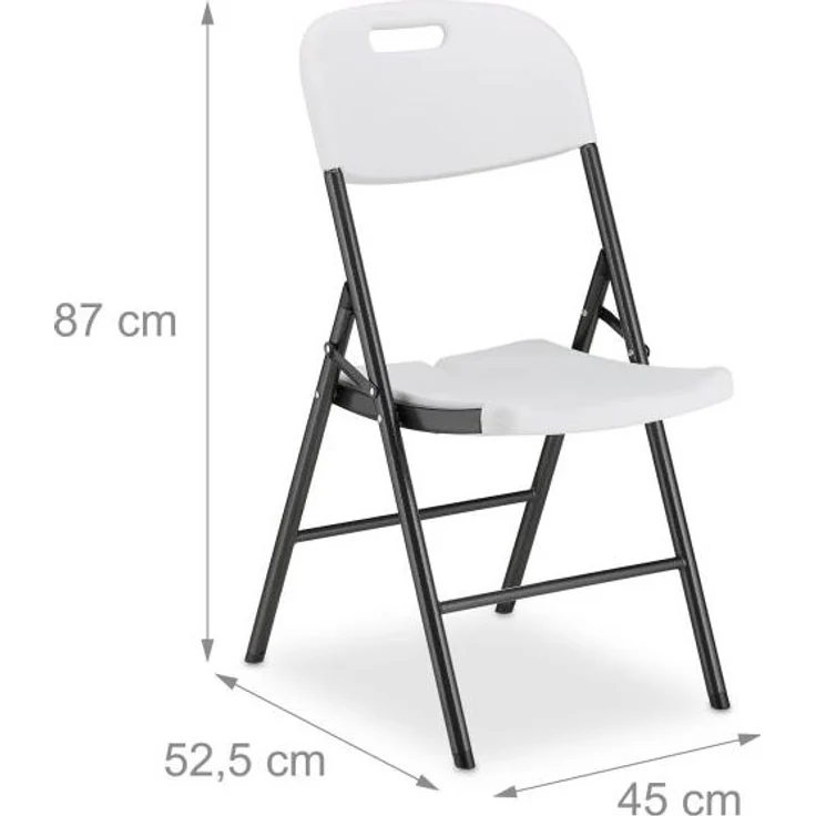 Klappstuhl für Garten im 2er Set – Bild 4