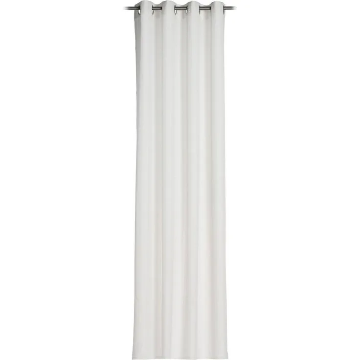 Gözze Vorhang GÖZZE Ösenschal LINUS weiß BH 140x245 cm weiß