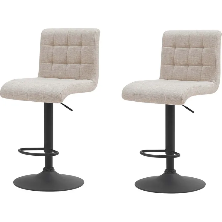 2er Set Barhocker Erika - Beige