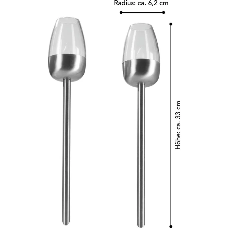MAXXMEE Solar-Fackel 2er-Set - silber – Bild 6