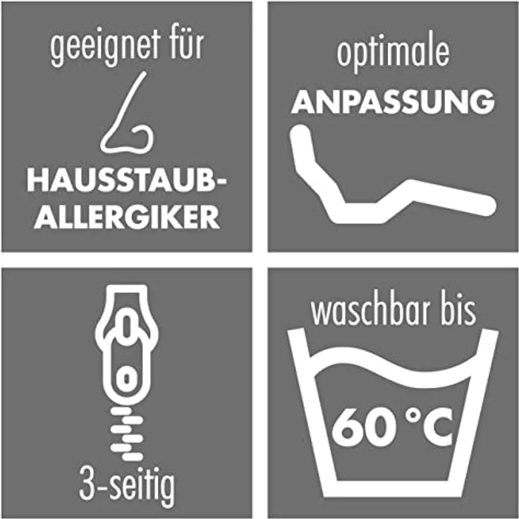 Badenia Bettcomfort Trendline BT260 7-Zonen Kaltschaummatratze, Stiftung Warentest Testurteil GUT Ausgabe 03/2022 , Härtegrad 3 (H3 - mittelfest), 90x200 cm, Öko-Tex Zertifiziert – Bild 7