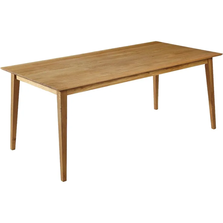 Esstisch Massiv Darice 180 x 90 x 76 Esszimmertisch Holz massiv Wildeiche geölt 12075-180090