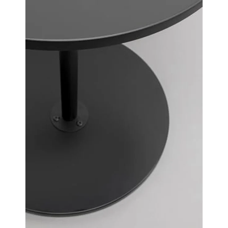 Kare Design Beistelltisch mit Hocker, Better Together (2-teilig), Creme/Schwarz, 46cm Durchmesser, Ablage Wohnzimmertisch, inklusive Hocker, Stahlgestell, Rund – Bild 5
