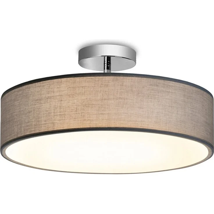Zedelmaier Lampenschirm Deckenlampe Deckenleuchte mit Stoff-Lampenschirm, Wohnzimmerlampe Schlafzimmer Kinderzimmer Flur Lampe – Bild 1