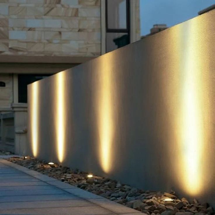 Lucande Bodeneinbaustrahler Ava, wasserdicht IP67, Aluminium Edelstahl, 1-flammig (GU10), Außenleuchte für Garten und Terrasse – Bild 2