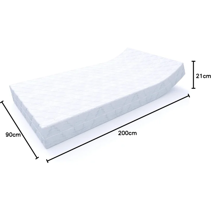 MEDIC-KOKOS 7 Zone Matratze TFK ECO - H4 - 90 x 200 x 21cm – Bild 2
